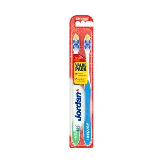 Jordan Total Clean Toothbrush average 2 pieces