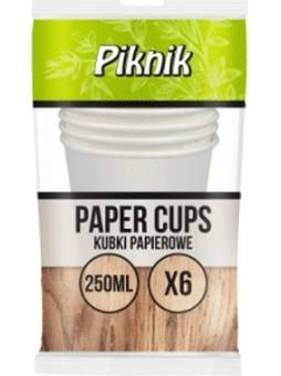 KUBKI 250ML (6) PAPIER DO GORACEGO