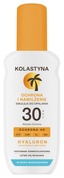 Kolastyna Emulsja do opalania w sprayu SPF 30, 150 ml