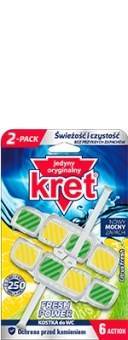 Kret Fresh Power Citrus Fresh Toilet Cube 2 x 40 g