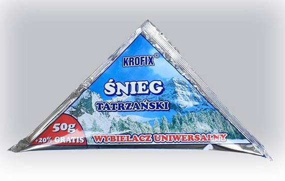 Krofix Wybielacz Uniwersalny Tatrzański Śnieg  60 g