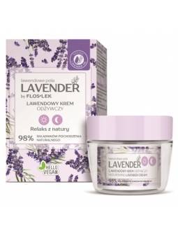 LAVENDER lawendowe pola Lawendowy krem odżywczy na dzień i na noc - 50 ml - Floslek