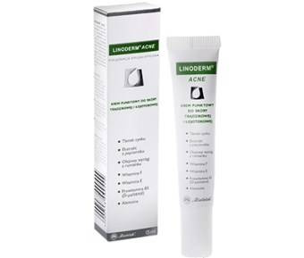 LINODERM Acne KREM DO TWARZY 15ML ACNE PUNKTOWY DO SKORY TRADZIKOWEJ I LOJOTOKOWEJ