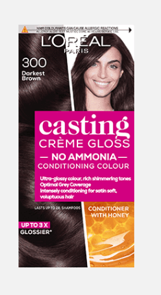 L'Oréal Paris Casting Crème Gloss 300 Darkest brown Semi Permanent Hair Dye