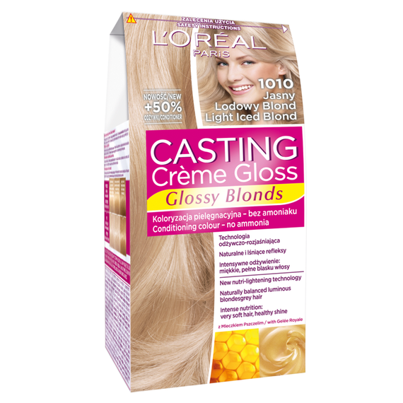 L'Oreal Paris Casting Creme Gloss Hair Dye 1010 Light Ice Blonde