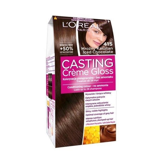 L'Oréal Paris Casting Crème Gloss Hair-dye 415 Frosty chestnut