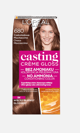 L'Oreal Paris Casting Crème GlossSemi Permanent Hair Dye  680 Choco Moccacino