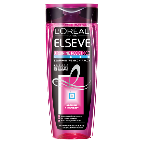 L'Oréal Paris Elsève Arginine Resist X3 Light Shampoo 400ml tonic