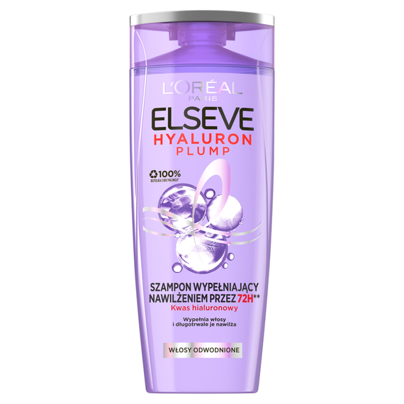 L'Oreal Paris Elseve Hyaluron Plump Shampoo filling with moisture for 72 h 400 ml