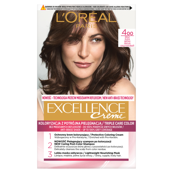 L'Oréal Paris Excellence Creme Hair Dye 400 Brown