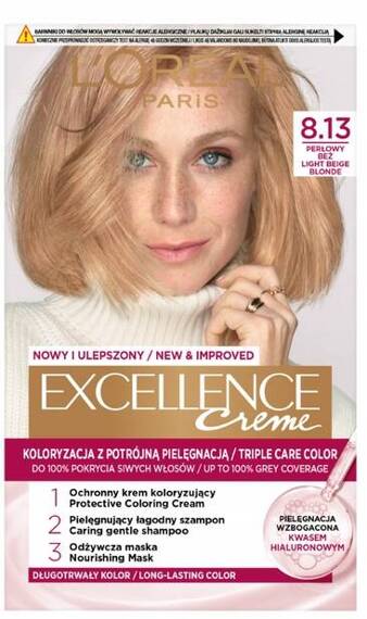 L'Oréal Paris Excellence Creme Hair dye 8.13 pearl beige