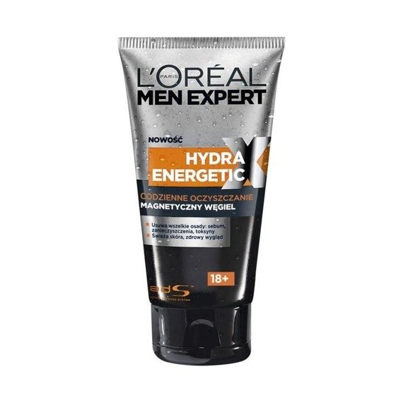 L'Oréal Paris Men Expert Hydra Energetic X 18+ Daily Treatment Magnetic coal 150ml