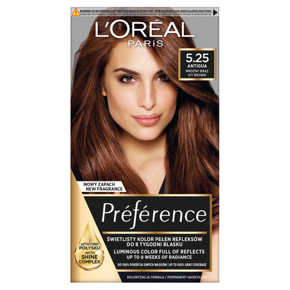 L'Oréal Paris Préférence Hair Dye Frosty Brown 5.25 Antigua