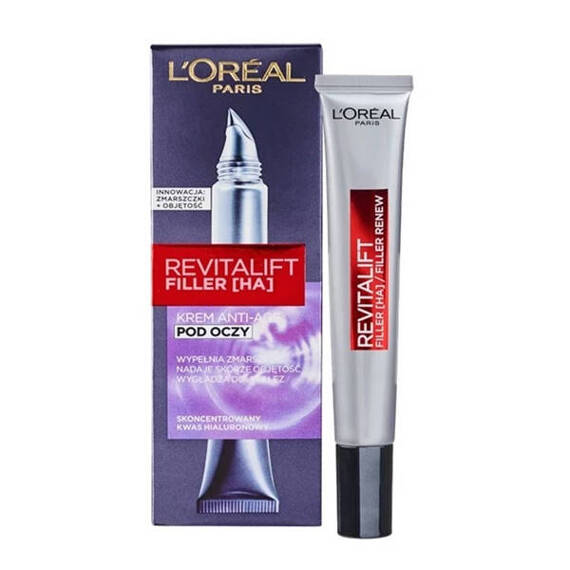 L’Oréal Paris Revitalift Filler Anti-Age przeciwzmarszczkowy krem pod oczy