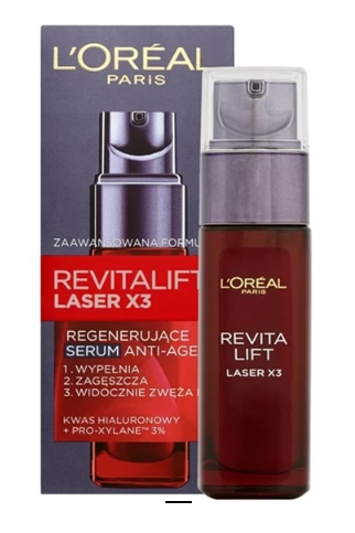 L'Oréal Paris Revitalift Laser X3 Regenerujące serum Anti-Age 30ml