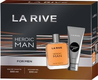 La Rive Heroic Man Woda toaletowa 100ml spray + Żel pod prysznic 100ml