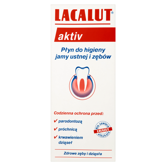 Lacalut aktiv Liquid oral hygiene and teeth 300ml