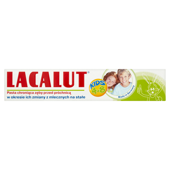 Lacalut paste protects the milk teeth from decay for children 4-8 years 50ml