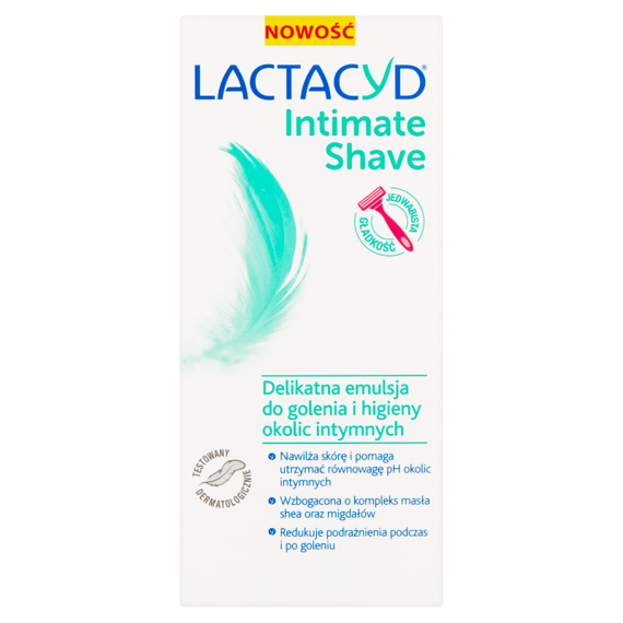 Lactacyd Intimate Shave Delikatna emulsja do golenia i higieny okolic intymnych 200 ml