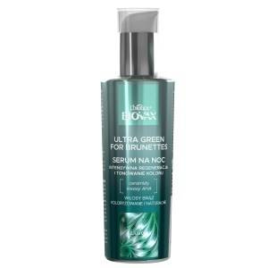 L'biotica Biovax Glamour Ultra Green for Brunettes night hair serum 100 ml