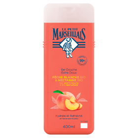 Le Petit Marseillais Shower gel white peach organic & nectarine organic 400 ml