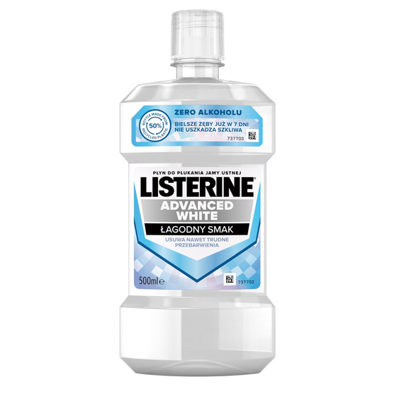 Listerine Advanced White Multifunctional liquid mouthwash 500ml