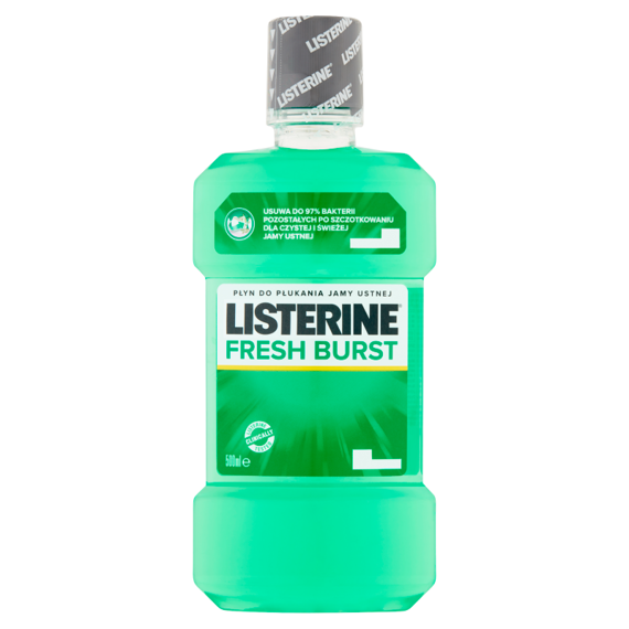 Listerine Fresh Burst Liquid mouthwash 500ml