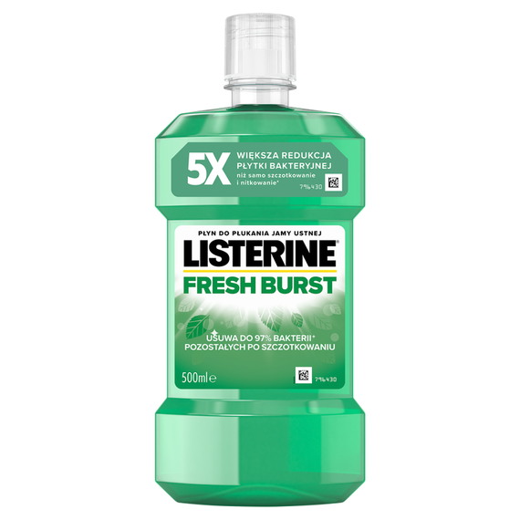 Listerine Fresh Burst Mouthwash 500ml