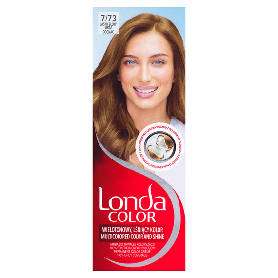 Londa Color Permanent Coloring Paint Light Golden Brown 7/73