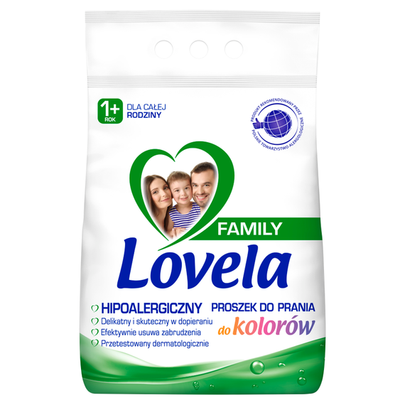 Lovela Family Hypoallergenic washing powder for colors 2.1 kg