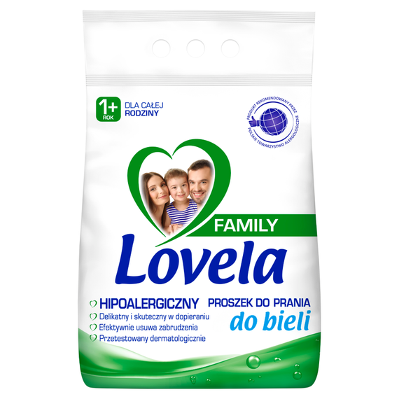 Lovela Family Hypoallergenic washing powder for whites 2.1 kg