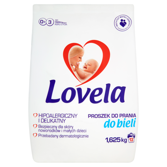 Lovela a white hypoallergenic washing powder 1,8kg