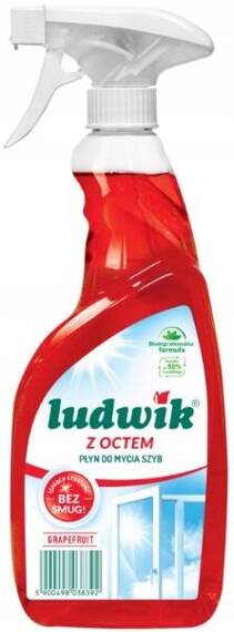 Ludwik Glass and Tile Cleaner with Grapefruit Vinegar 600 ml