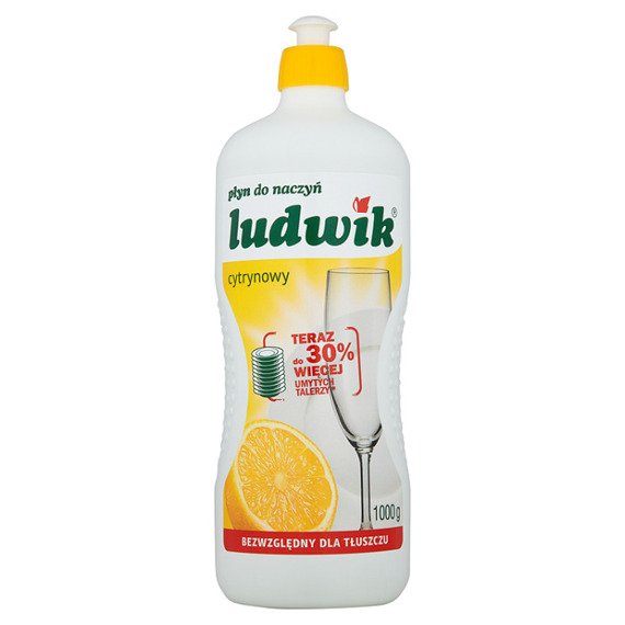 Ludwik liquid dish lemon 900g