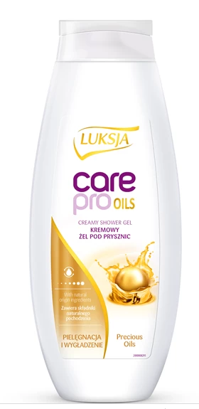 Luksja Care Pro Oils Precious Oils Kremowy żel pod prysznic 500 ml