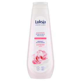 Luksja Creamy & Soft Creamy bath liquid smoothing rose and milk proteins 900 ml