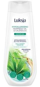 Luksja Hypoallergenic shower gel hemp oil and calendula 500 ml