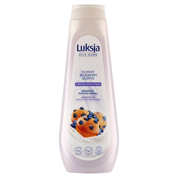 Luksja Silk Care Creamy bath liquid tasty berry muffin 900 ml