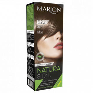 Marion Natura Styl farba do włosów 622 Palona Kawa 80ml + odżywka 10ml