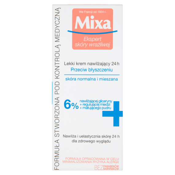 Mixa Lightweight moisturizer 24 h against luster 50ml