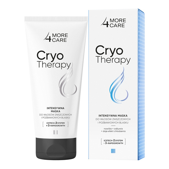 More4Care Cryotherapy Intensive mask for damaged and dull hair 200ml