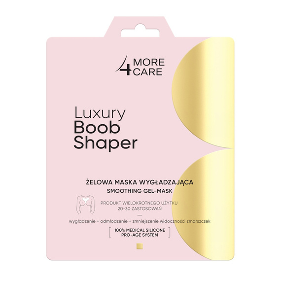 More4Care Luxury Boob Shaper Smoothing Gel Mask 1pc