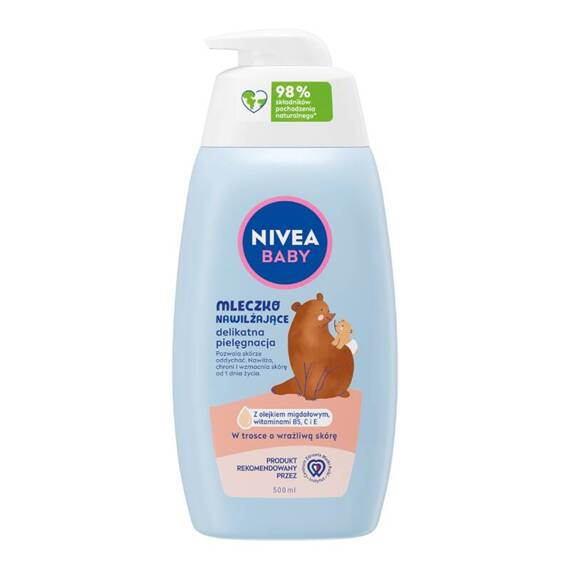 NIVEA BABY Mleczko Nawilżające delikatna pielęgnacja 500 ml