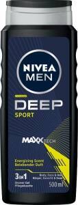 NIVEA MEN Deep Sport 3w1 Żel pod Prysznic 500 ml