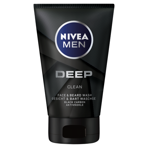 NIVEA MEN Deep Żel do mycia twarzy i zarostu 100 ml