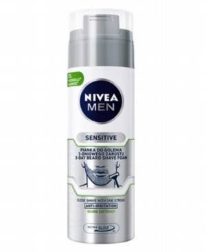 NIVEA MEN Sensitive Pianka do golenia 3-dniowego zarostu 200 ml