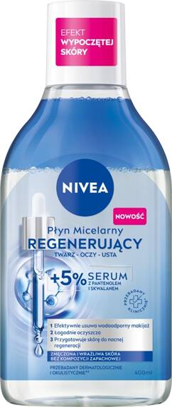 NIVEA Regenerujący Płyn micelarny z 5% serum 400 ml