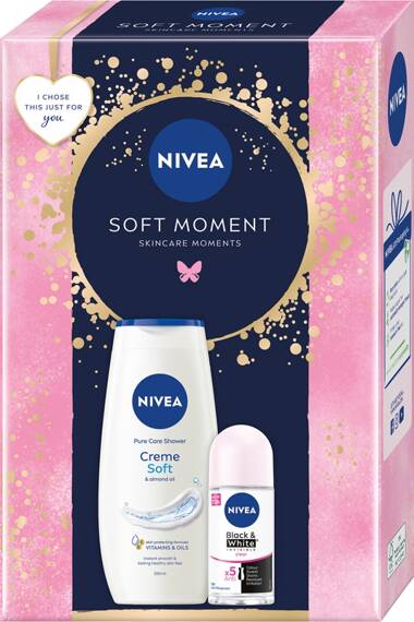 NIVEA SOFT MOMENT Świąteczny zestaw prezentowy