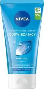 NIVEA Żel do Mycia Twarzy Kwiat Lotosu 150 ml – Cera Normalna i Mieszana