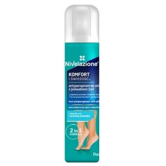 NIVELAZIONE Antyperspirant do stóp z jedwabiem 2w1 180ml